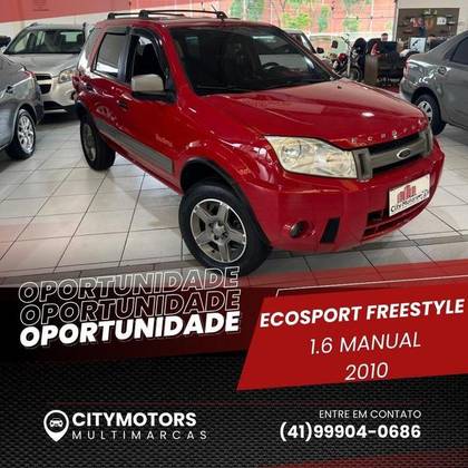 FORD ECOSPORT 1.6 XLT FREESTYLE 8V FLEX 4P MANUAL FORD ECOSPORT 1.6 XLT FREESTYLE 8V FLEX 4P MANUAL